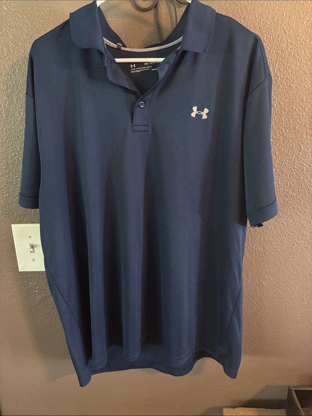 Under Armour Navy Blue Golf Polo